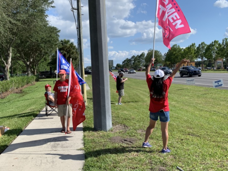 Trump flag rally at Eustis, 06-12-2020