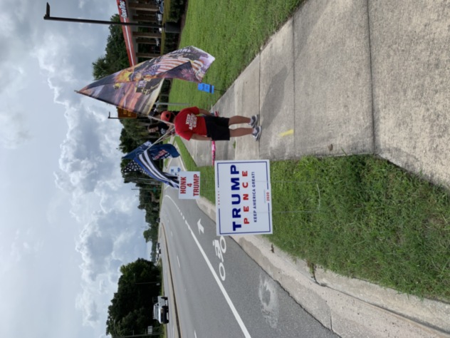 Trump flag rally at Groveland, 06-13-2020