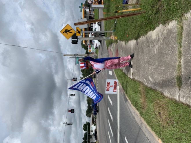 Trump flag rally at Groveland, 06-13-2020