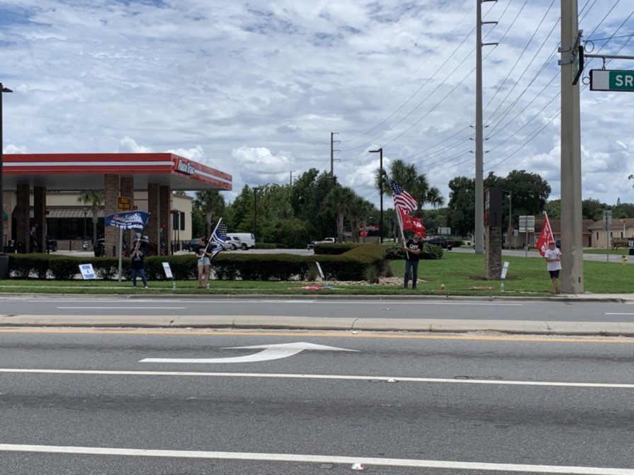 Trump flag rally at Groveland, 06-13-2020