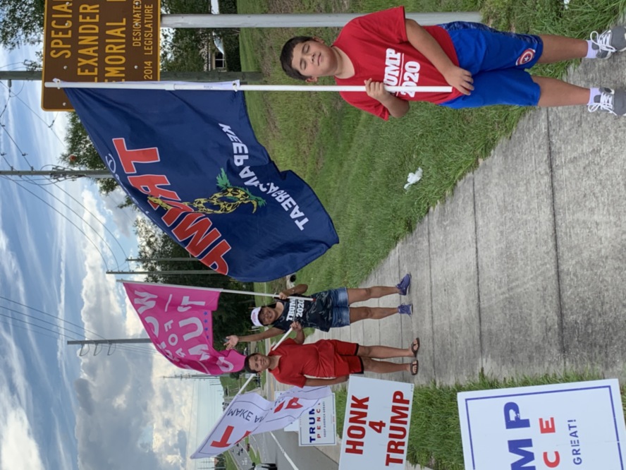 Trump flag rally at Clermont, 06-18-2020