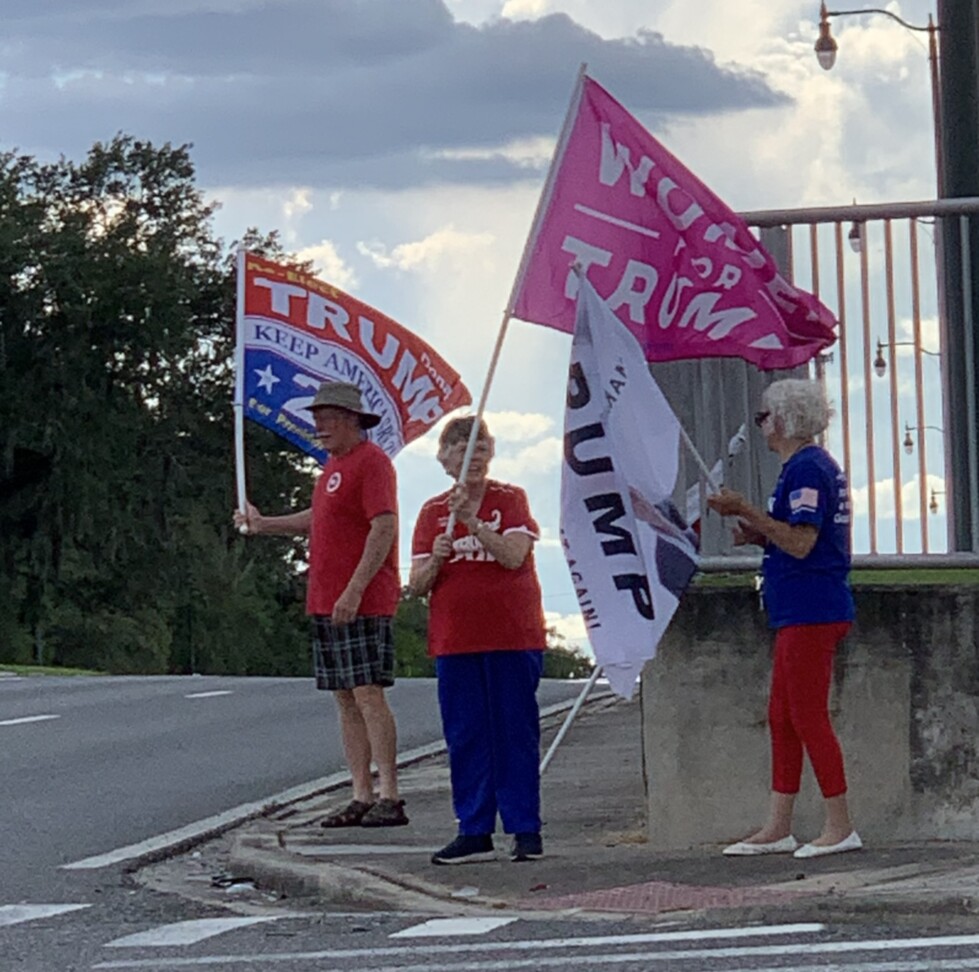 Trump flag rally at Leesburg, 06-19-2020