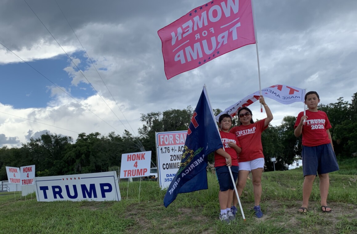 Trump flag rally at Leesburg, 06-19-2020