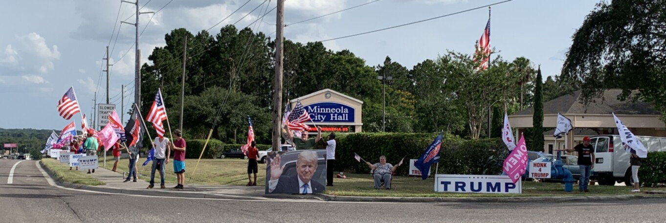 Trump flag rally at Minneola, 06-25-2020