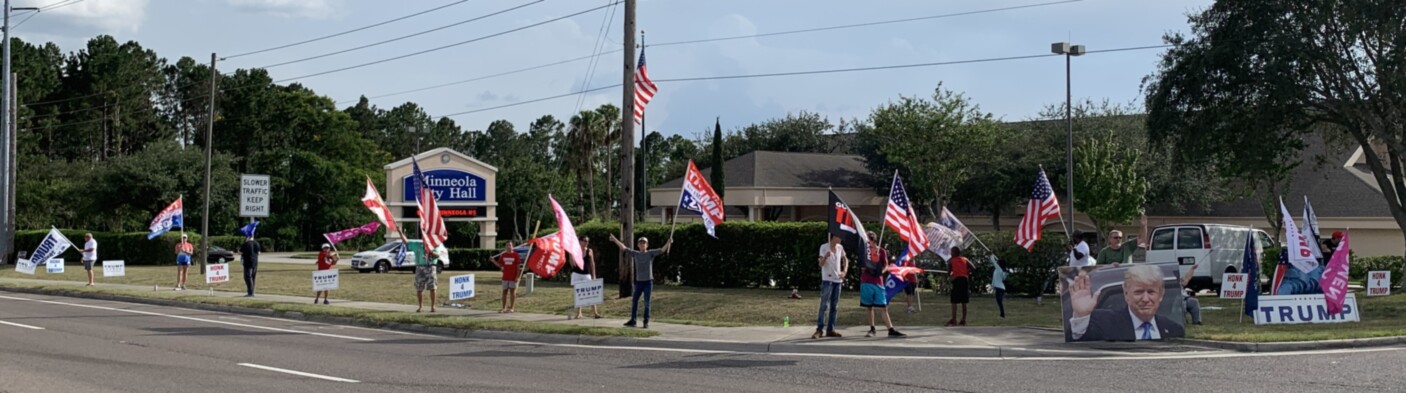 Trump flag rally at Minneola, 06-25-2020