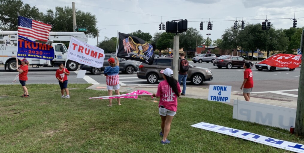 Trump flag rally at Mt Dora, 06-26-2020