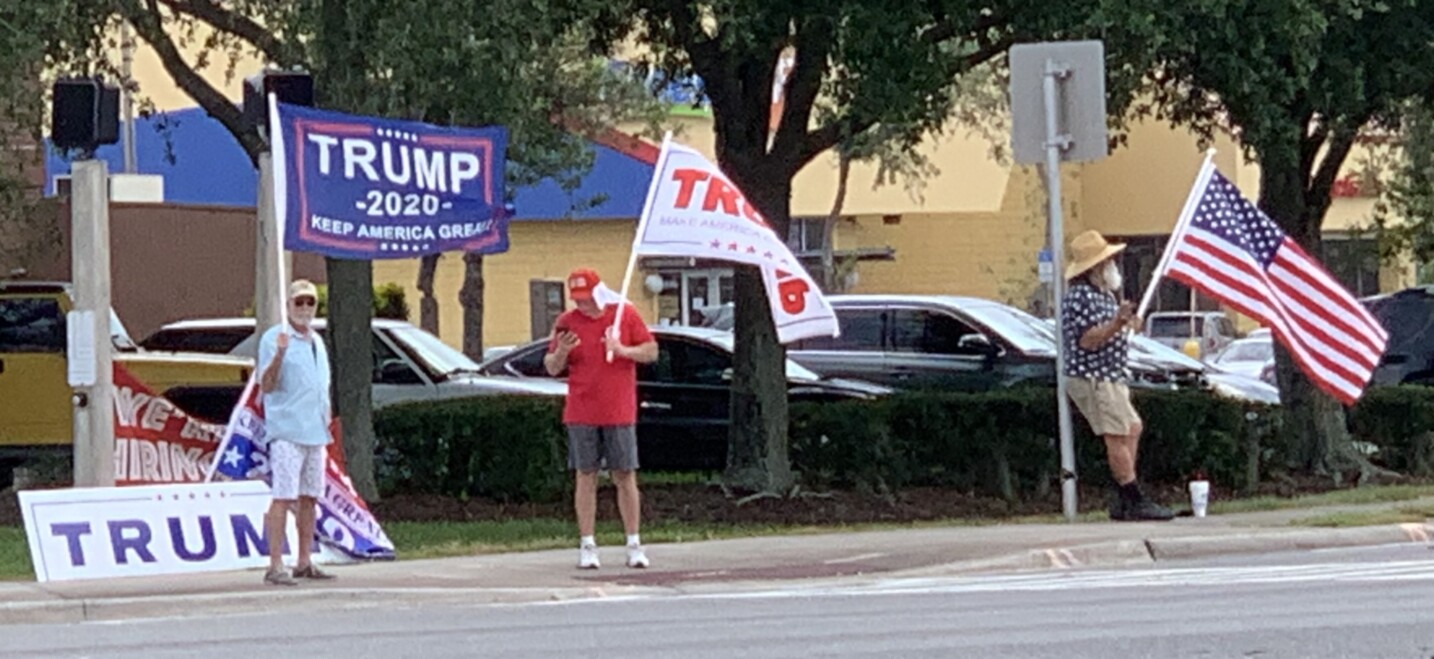 Trump flag rally at Mt Dora, 06-26-2020