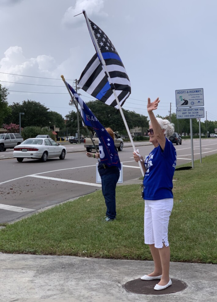 Trump flag rally at Mt Dora, 06-26-2020