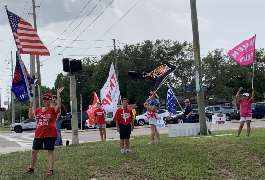 Trump flag rally at Mt Dora, 06-26-2020