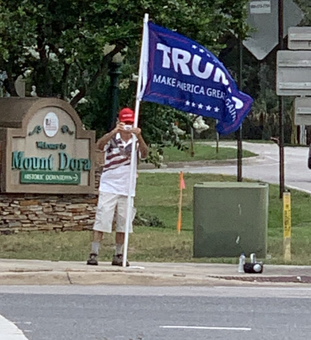 Trump flag rally at Mt Dora, 06-26-2020