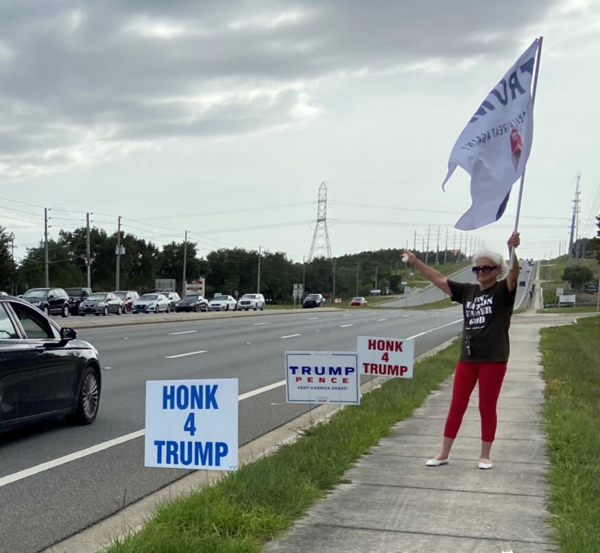 Trump flag rally at Clermont, 07-02-2020