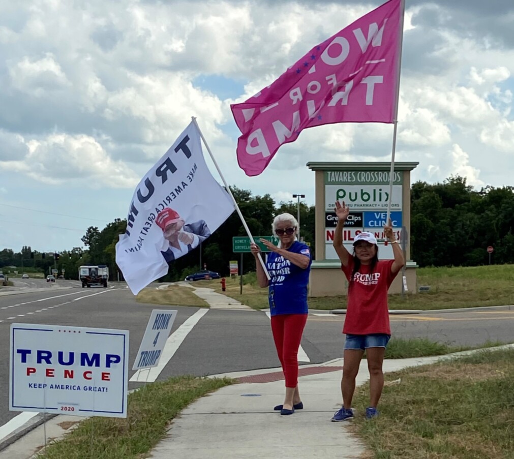 Trump flag rally at Tavares, 07-03-2020