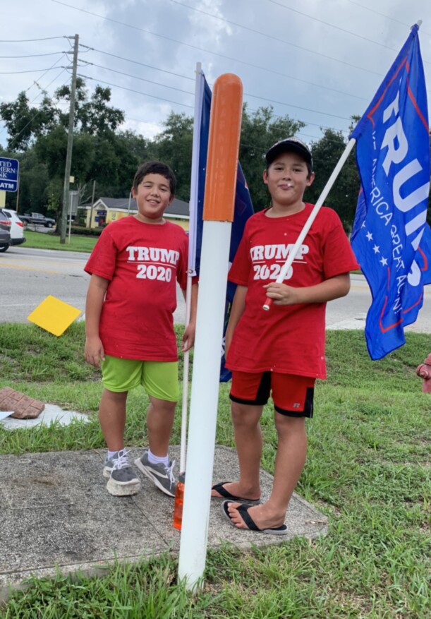 Trump flag rally at Leesburg, 07-10-2020