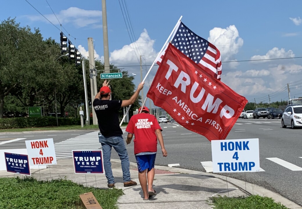 Trump flag rally at Clermont, 07-16-2020