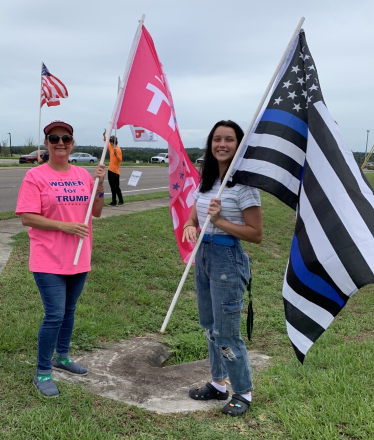 Trump flag rally at Minneola, 07-23-2020