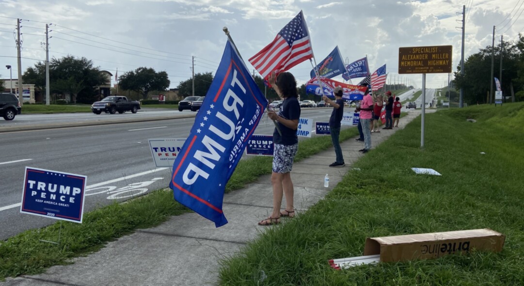 Trump flag rally at Clermont, 07-30-2020