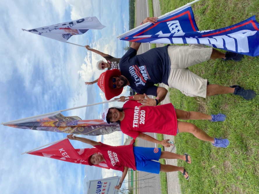 Trump flag rally at Minneola, 08-06-2020