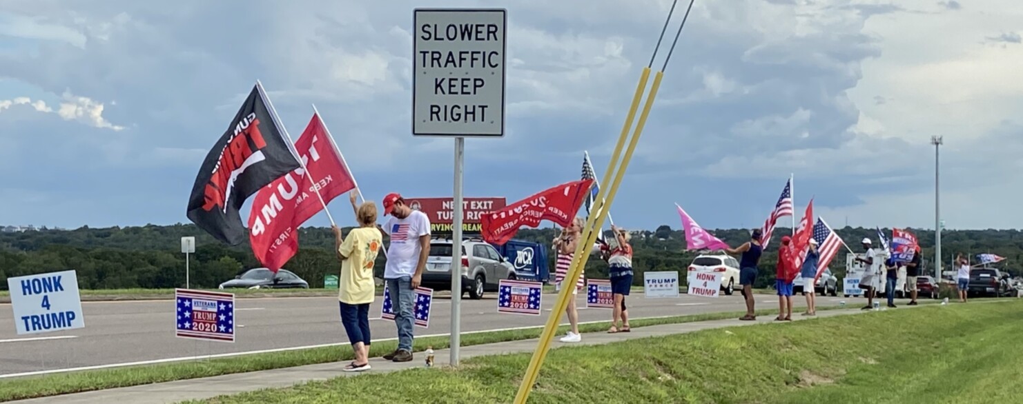 Trump flag rally at Minneola, 08-06-2020