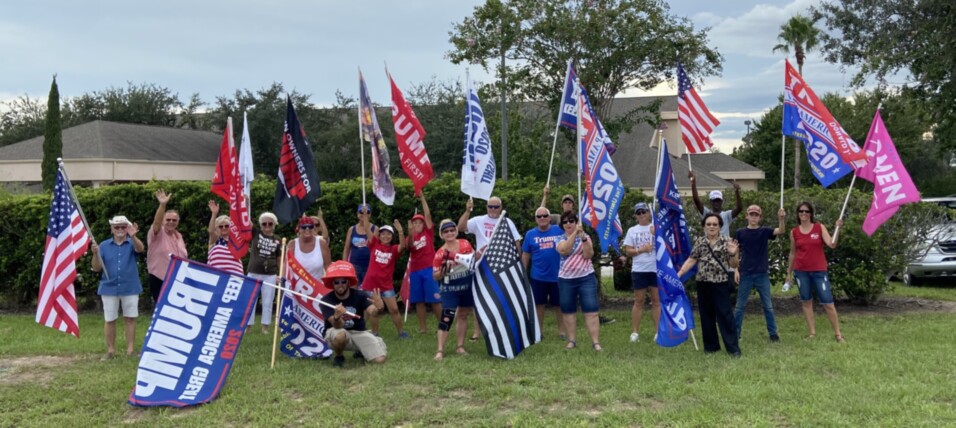 Trump flag rally at Minneola, 08-06-2020