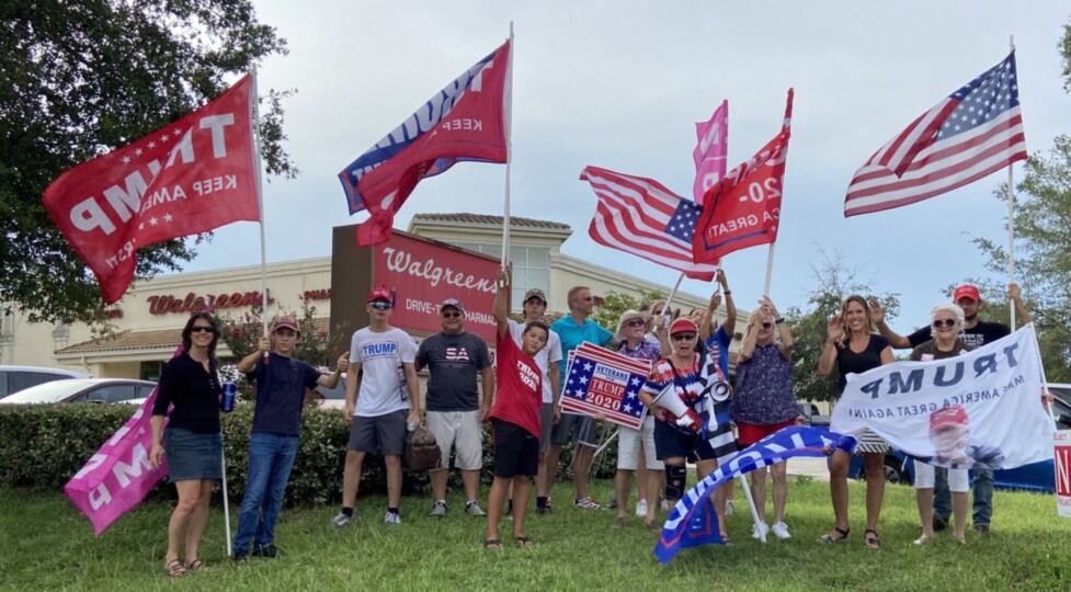 Trump flag rally at Clermont, 08-13-2020