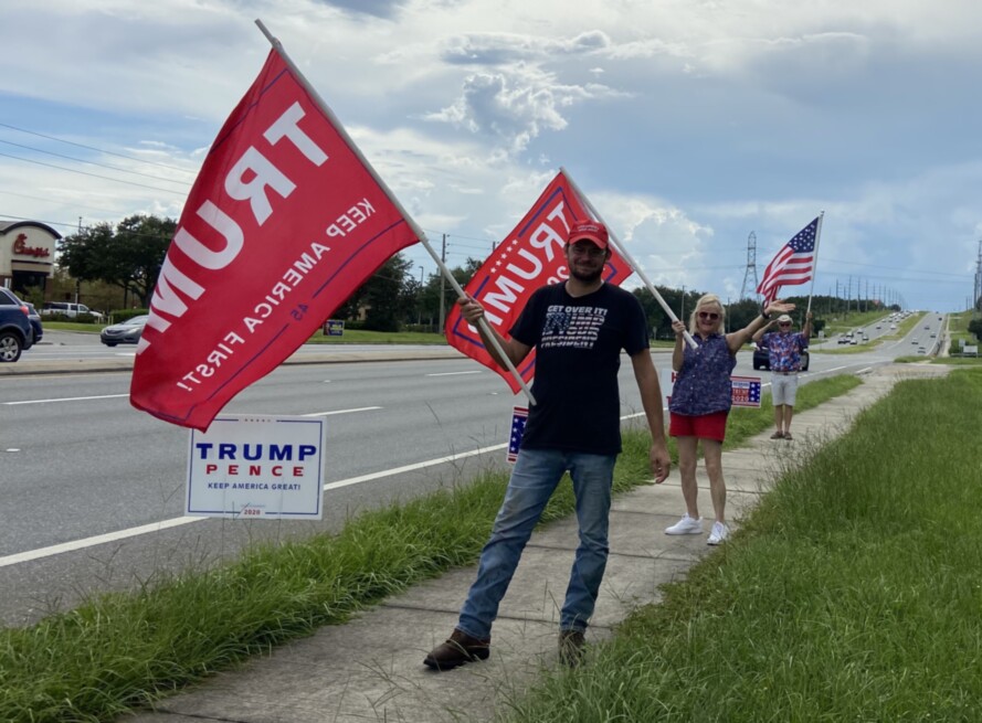 Trump flag rally at Clermont, 08-13-2020