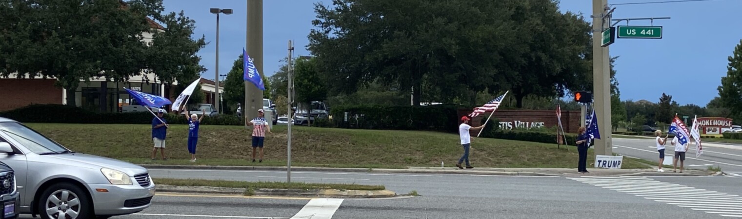 Trump flag rally at Tavares, 08-14-2020