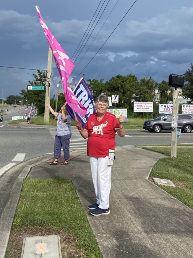 Trump flag rally at Tavares, 08-14-2020