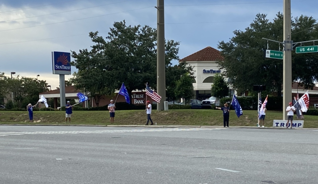 Trump flag rally at Tavares, 08-14-2020