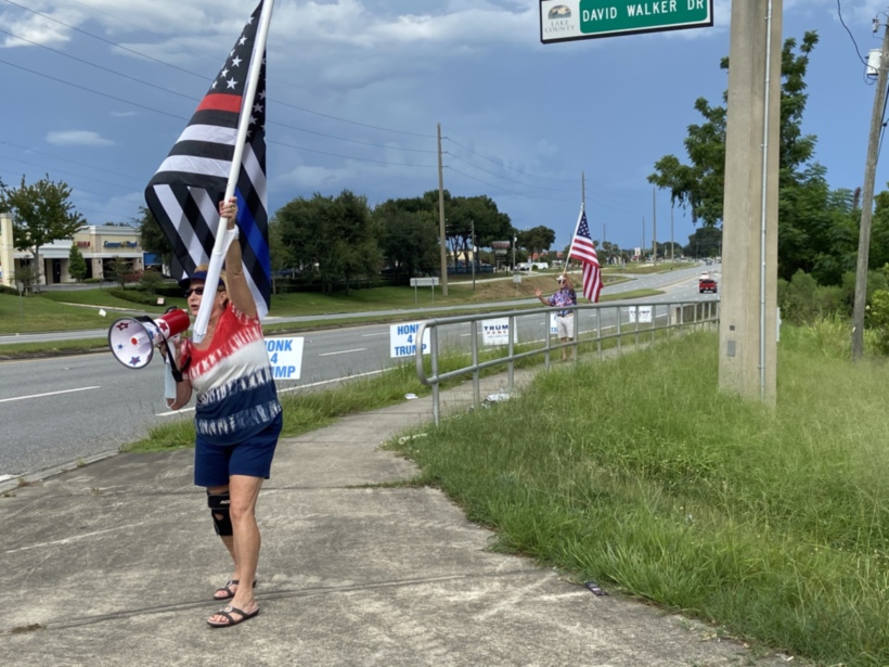 Trump flag rally at Tavares, 08-14-2020