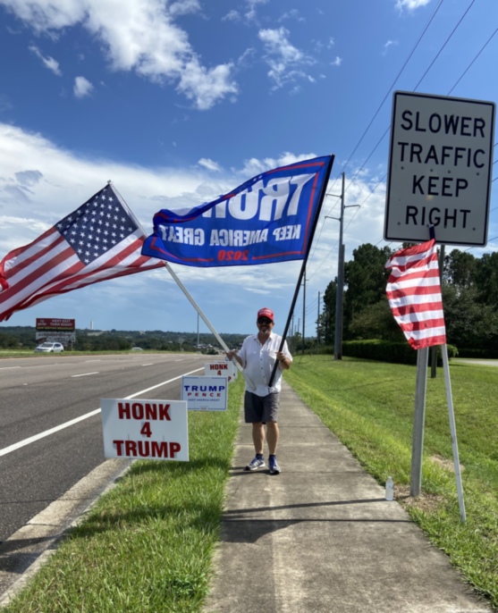 Trump flag rally at Minneola, 08-20-2020