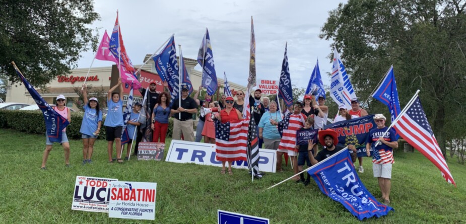 Trump flag rally at Clermont, 09-10-2020