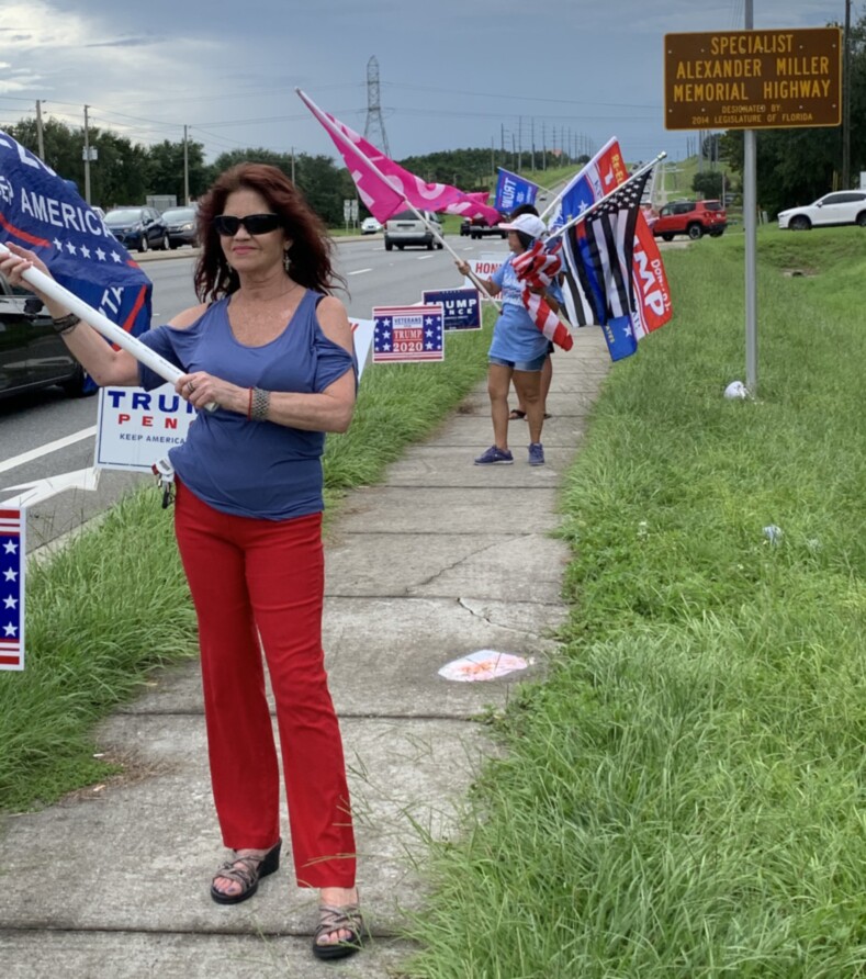 Trump flag rally at Clermont, 09-10-2020