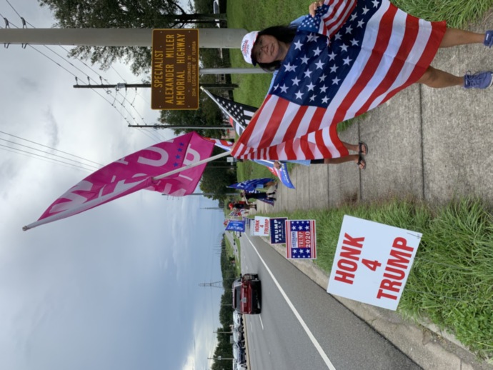 Trump flag rally at Clermont, 09-10-2020