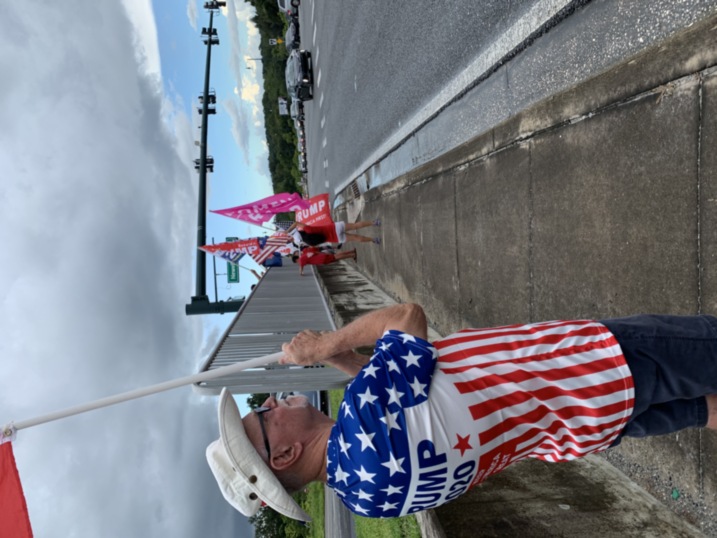 Trump flag rally at Leesburg, 09-11-2020