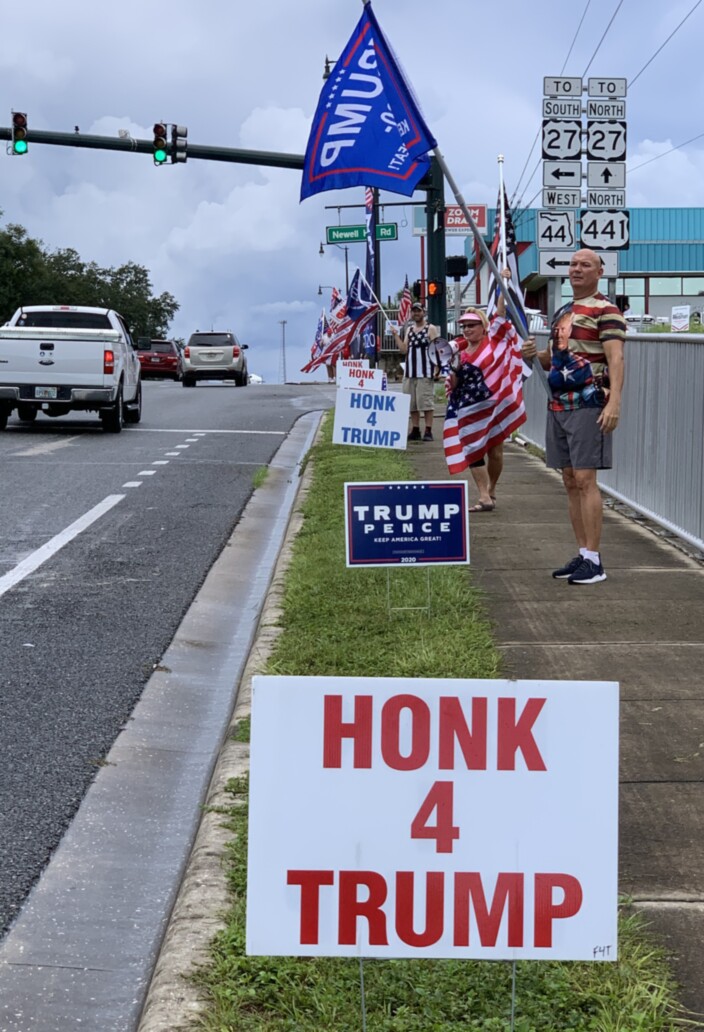 Trump flag rally at Leesburg, 09-11-2020