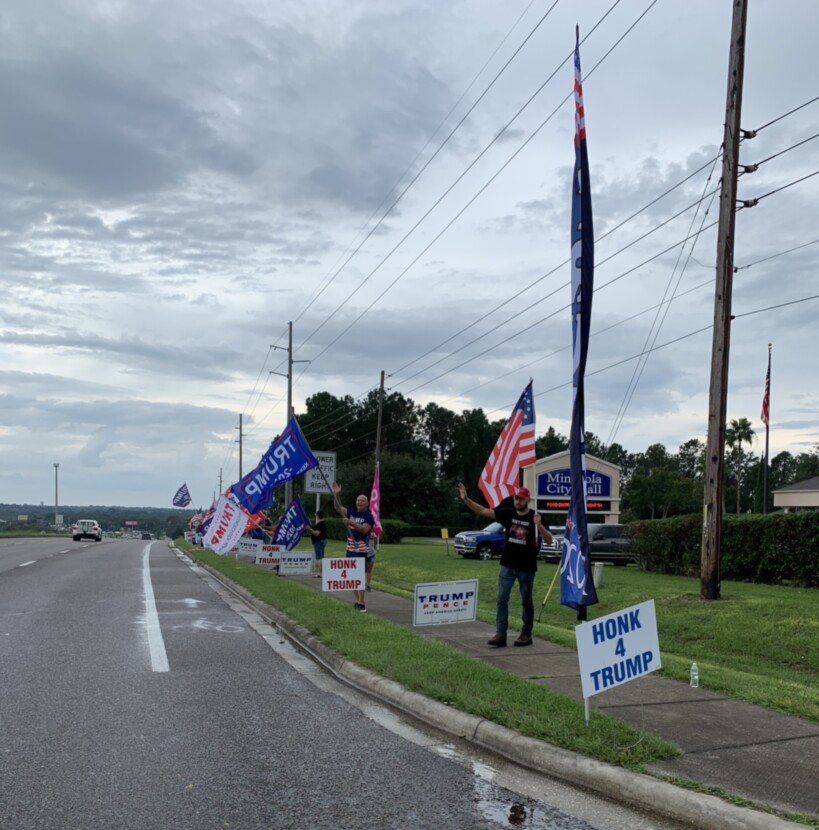 Trump flag rally at Minneola, 09-17-2020