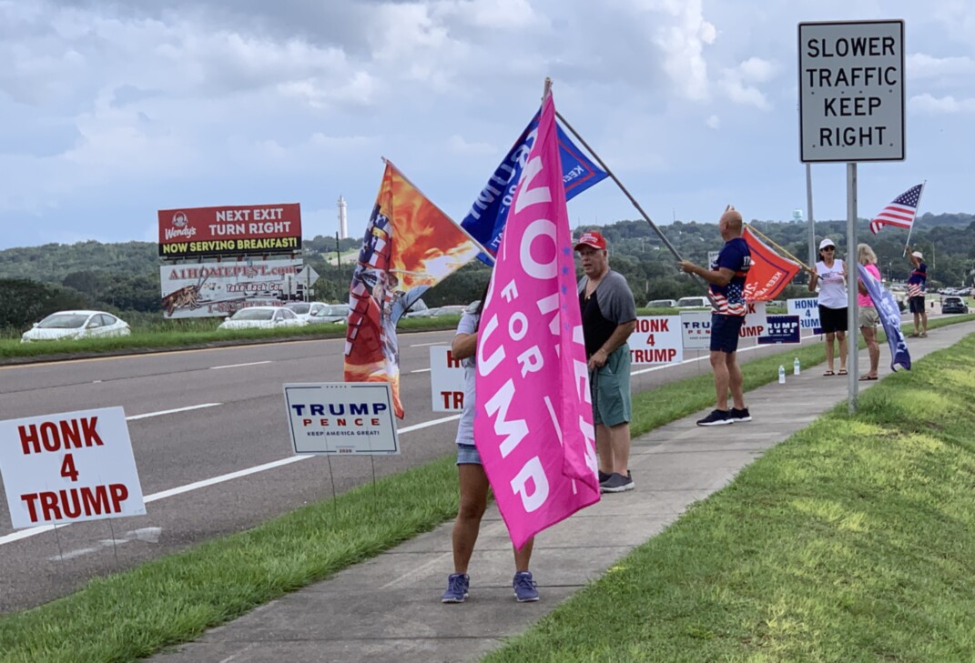 Trump flag rally at Minneola, 09-17-2020