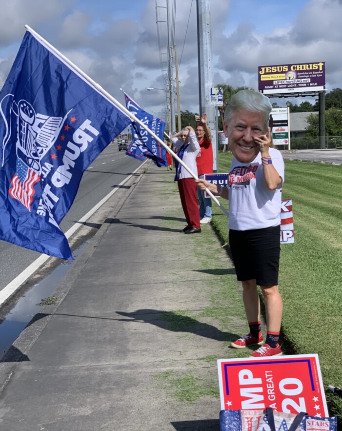 Trump flag rally at Leesburg, 09-19-2020