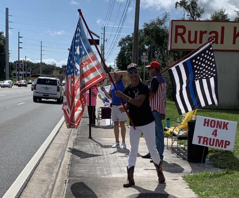 Trump flag rally at Leesburg, 09-19-2020