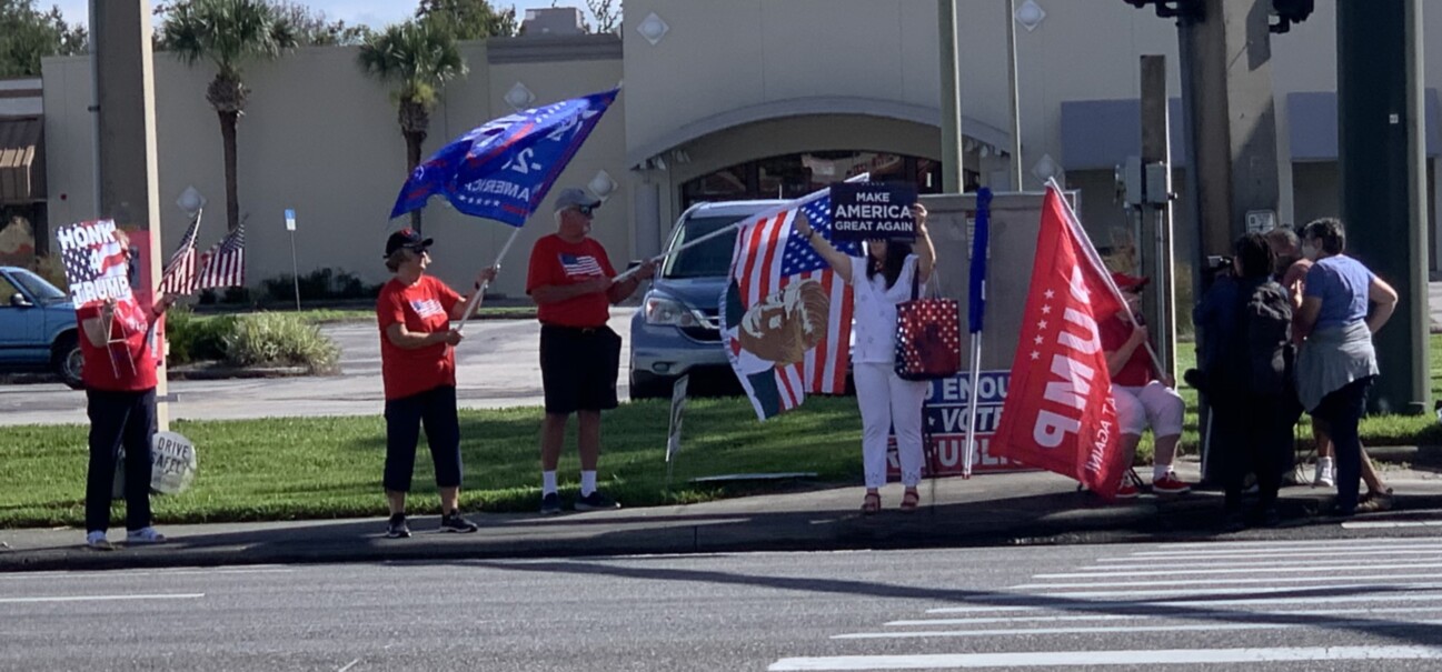 Trump flag rally at Leesburg, 09-19-2020