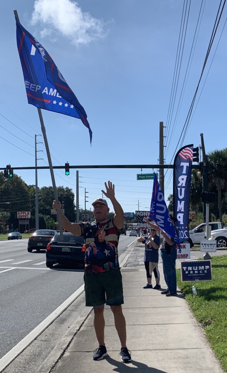 Trump flag rally at Leesburg, 09-19-2020