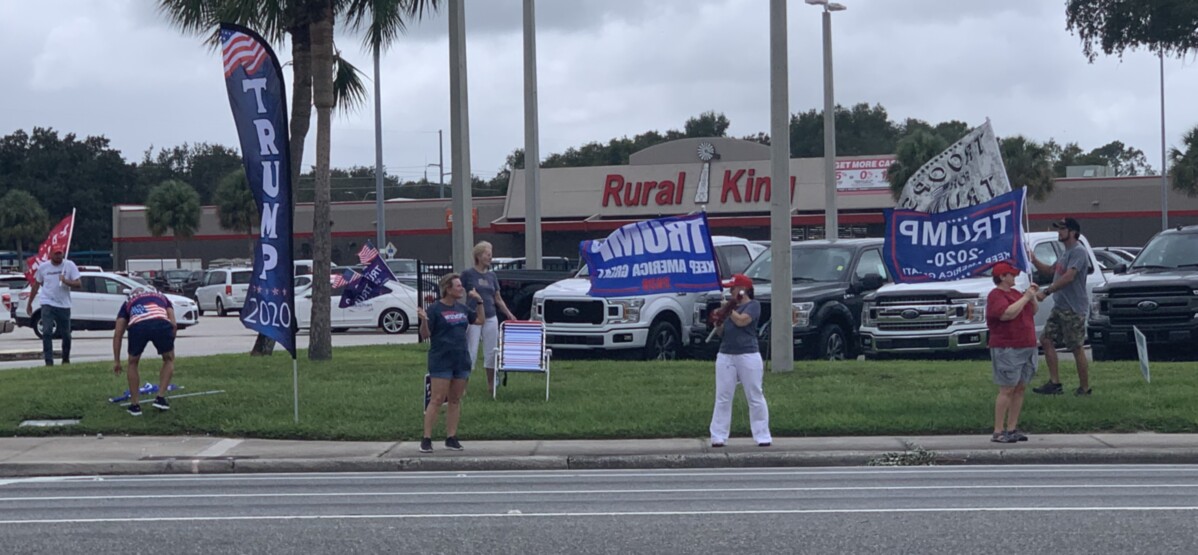 Trump flag rally at Leesburg, 09-20-2020