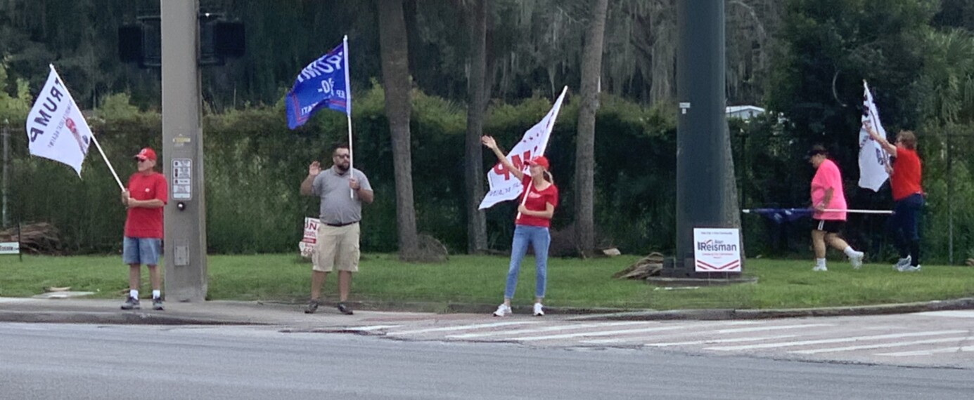 Trump flag rally at Leesburg, 09-20-2020