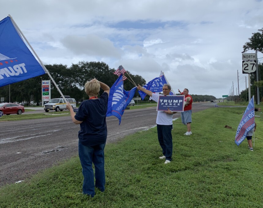 Trump flag rally at Leesburg, 09-20-2020