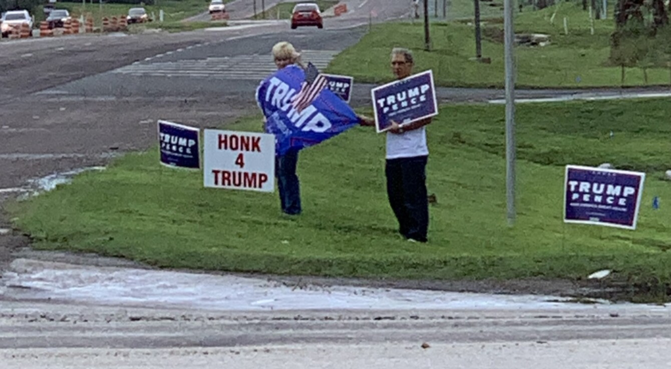 Trump flag rally at Leesburg, 09-20-2020