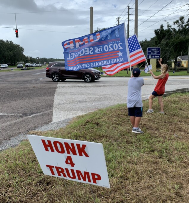 Trump flag rally at Leesburg, 09-20-2020