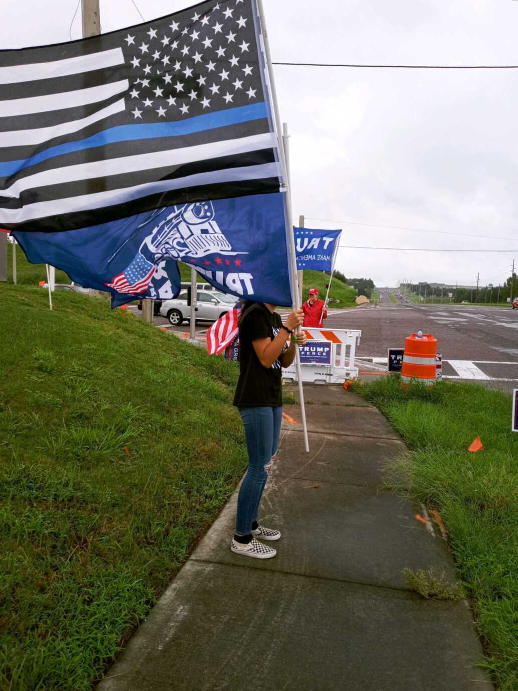 Trump flag rally at Clermont, 09-21-2020