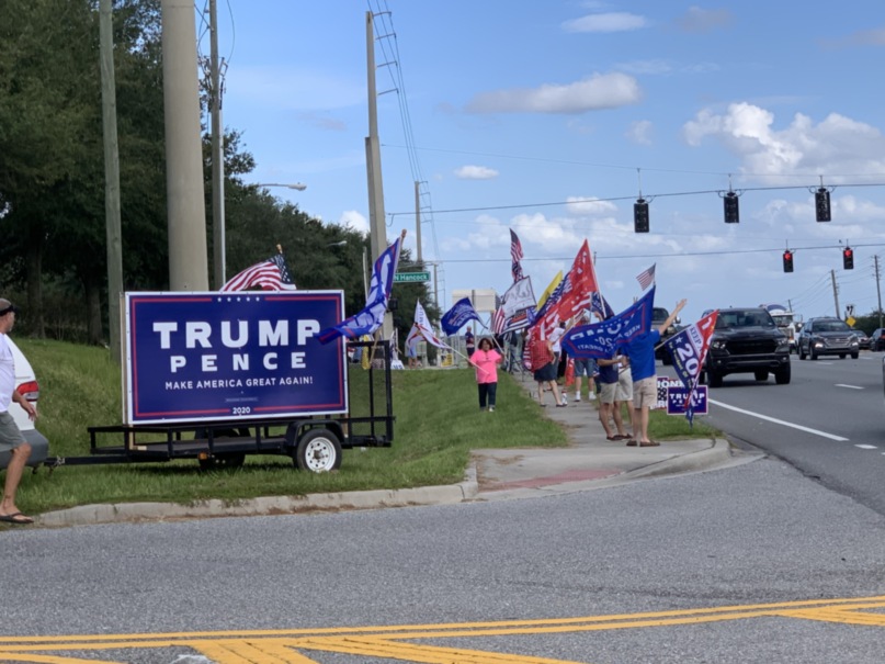 Trump flag rally at Clermont, 09-24-2020