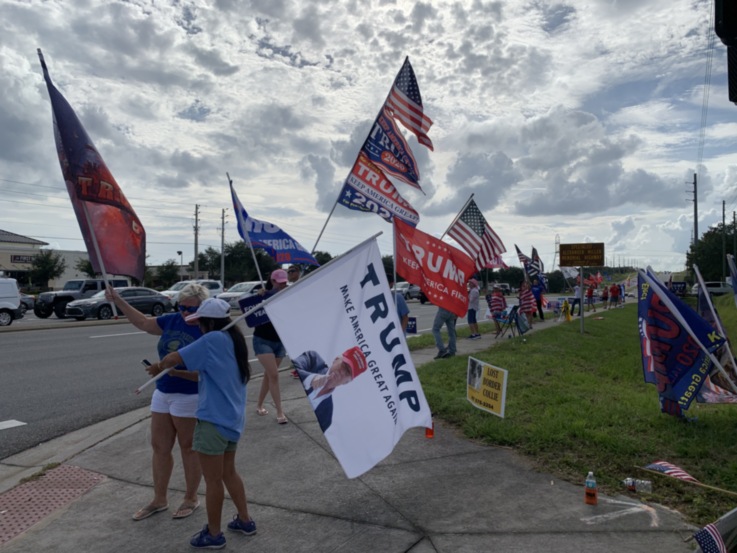 Trump flag rally at Clermont, 09-24-2020