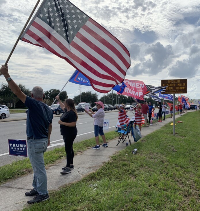 Trump flag rally at Clermont, 09-24-2020